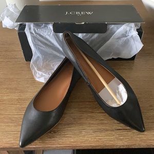 Marina Leather Pointy Toe Flats